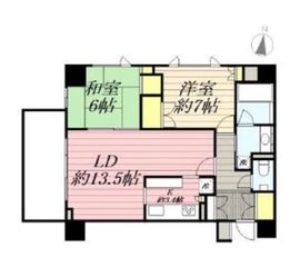 アトラス江戸川アパートメント 5階 間取り図