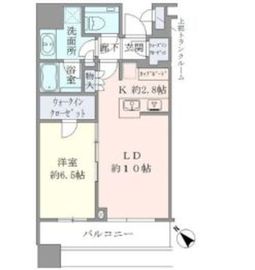 ブリリアタワーズ目黒 33階 間取り図