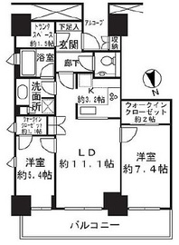 Wコンフォートタワーズ EAST 31階 間取り図