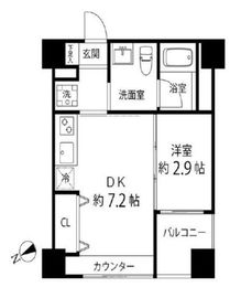 ハイリーフ上野 1103 間取り図