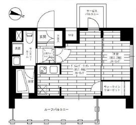 グランドコンシェルジュ三宿アジールコート 5階 間取り図