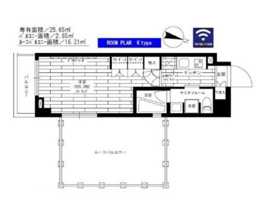 グランドコンシェルジュ三宿アジールコート 5階 間取り図