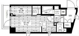 グランドコンシェルジュ三宿アジールコート 2階 間取り図