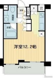 朝日マンション赤坂南部坂 6階 間取り図