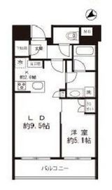 ブリリアタワーズ目黒 21階 間取り図