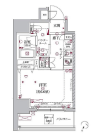 クレイシア大井町 3階 間取り図