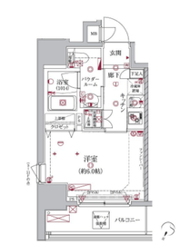 クレイシア大井町 5階 間取り図