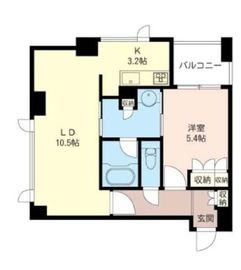 神楽坂パークハウス 1304 間取り図