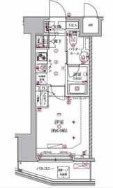 クレイシア大井町 2階 間取り図