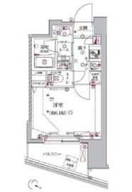 クレイシア大井町 4階 間取り図