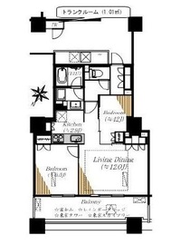 ブリリア有明スカイタワー 24階 間取り図