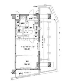 コンフォリア目黒八雲 501 間取り図