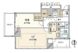 パークタワー目黒 9階 間取り図