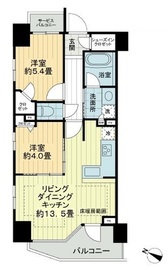 ラ・フォルム目黒原町 3階 間取り図