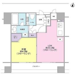 レフィール日本橋本町 6階 間取り図