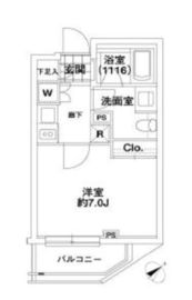 エルスタンザ代々木 202 間取り図