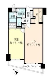 ヒューリック目黒三田 605 間取り図