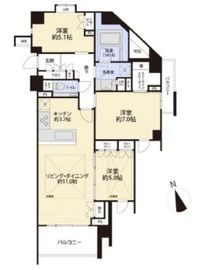 ウェリス四ツ谷 4階 間取り図