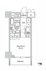 コンフォリア文京春日 804 間取り図