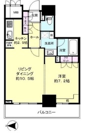 品川タワーフェイス 9階 間取り図