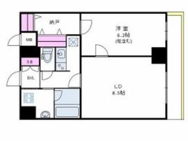 ウェスタ紀尾井町 201 間取り図