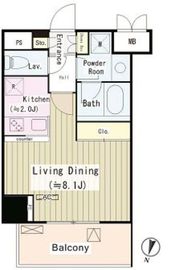 パークサイド湯島台 903 間取り図