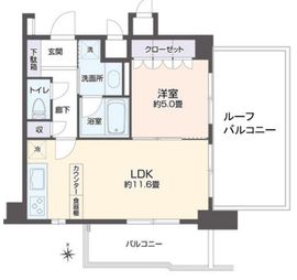 リエトコート四谷 507 間取り図