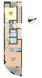 デシモ麻布 701 間取り図