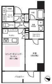 デュアレス千代田三崎町 9階 間取り図