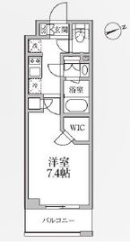 レジディア新御徒町2 706 間取り図