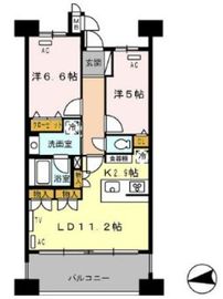 ロイヤルパークス西新井 1002 間取り図