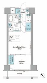 ザ・パークハビオ日本橋箱崎町 203 間取り図