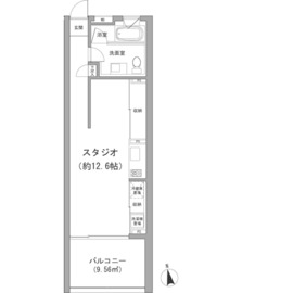 パークジオ学芸大学 303 間取り図