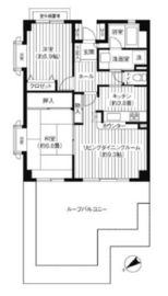 代々木カサグランデ 208 間取り図