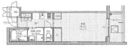 ガーデン東新宿 316 間取り図