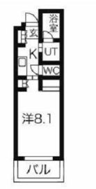 ガーデン東新宿 611 間取り図