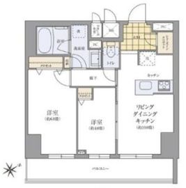 BLESS蔵前 1211 間取り図