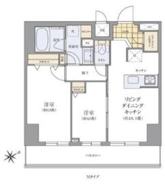 BLESS蔵前 1008 間取り図