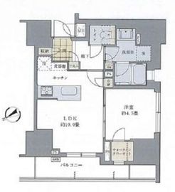 BLESS蔵前 1106 間取り図