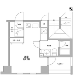 コンフォリア愛宕 204 間取り図