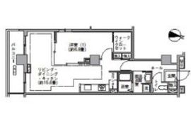 トリニティー芝浦 810 間取り図