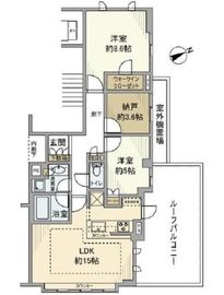 クラッシィハウス下馬 3階 間取り図