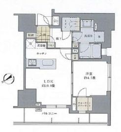 BLESS蔵前 1206 間取り図