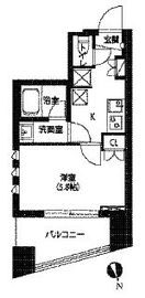 アーバネックス銀座東 203 間取り図