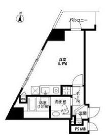 グレイス高輪タワー 6階 間取り図