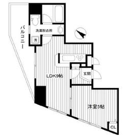 カインドステージ高輪台 7階 間取り図