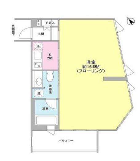 クオリア御茶ノ水 8階 間取り図