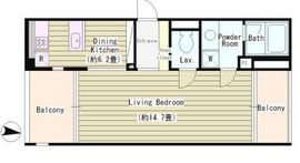 富ヶ谷アパートメント 401 間取り図