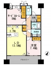 ロイヤルパークスシーサー南千住 1005 間取り図