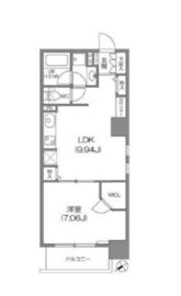 ルクレ新川レジデンス 501 間取り図